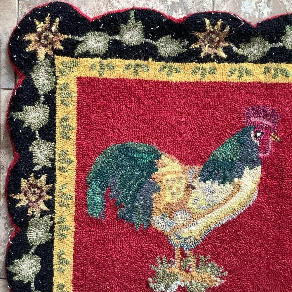 C & F Home red hooked